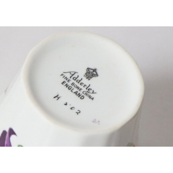 Tea Cup and Saucer Teacup Royal Adderley Bone China Teacup Set Floral - Picture 4 of 5